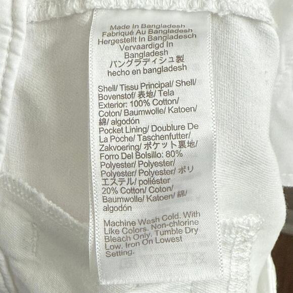 J. Crew 5” Classic Chino Shorts in White Size 8 - Picture 13 of 15